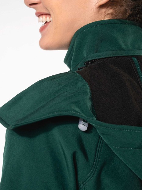 Softshells à personnaliser KARIBAN Veste softshell à capuche amovible femme 