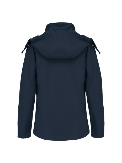KARIBAN Veste softshell à capuche amovible femme /api/colors/b68891a9-1d28-4f7a-8deb-775c45027afd personnalisable