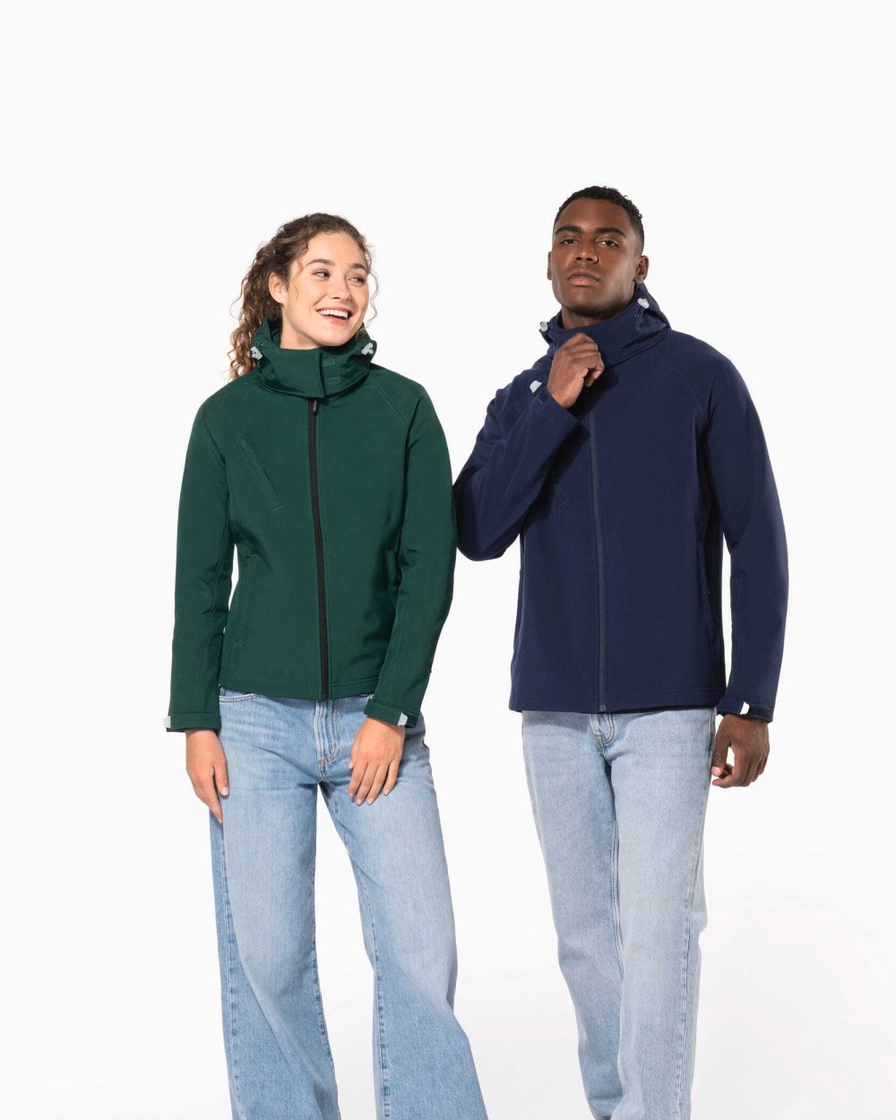 Softshells personnalisable KARIBAN Veste softshell à capuche amovible femme