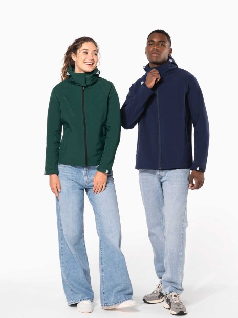 Softshells à personnaliser KARIBAN Veste softshell à capuche amovible femme 