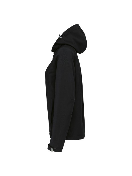 KARIBAN Veste softshell à capuche amovible femme /api/colors/b9fdad4a-5e94-45cb-8c03-c08b349b28c3 personnalisable