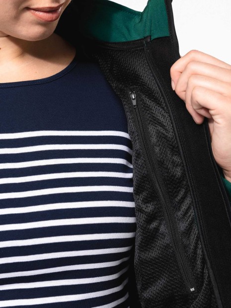 Softshells à personnaliser KARIBAN Veste softshell à capuche amovible femme 