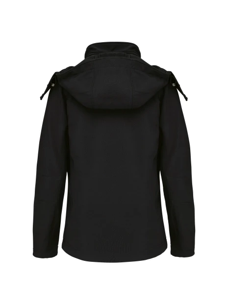 KARIBAN Veste softshell à capuche amovible femme /api/colors/b9fdad4a-5e94-45cb-8c03-c08b349b28c3 personnalisable