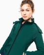 KARIBAN Damen Softshell-Jacke mit Abnehmbare Kapuze Softshells personalisierbar