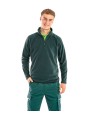 Laines polaires personnalisable RESULT Micropolaire recyclée col zippé