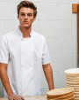 Jassen PREMIER Studded Front Short Sleeve Chef's Jacket voor bedrukking &amp; borduring