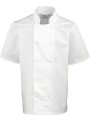 PREMIER Veste de cuisine manches courtes à boutons pression /api/colors/7a92cd2d-10d2-40b4-928b-296bb7487506 personnalisable