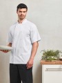 Vestes à personnaliser PREMIER Veste de cuisine manches courtes à boutons pression 