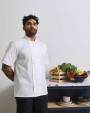 Jassen PREMIER Studded Front Short Sleeve Chef's Jacket voor bedrukking &amp; borduring