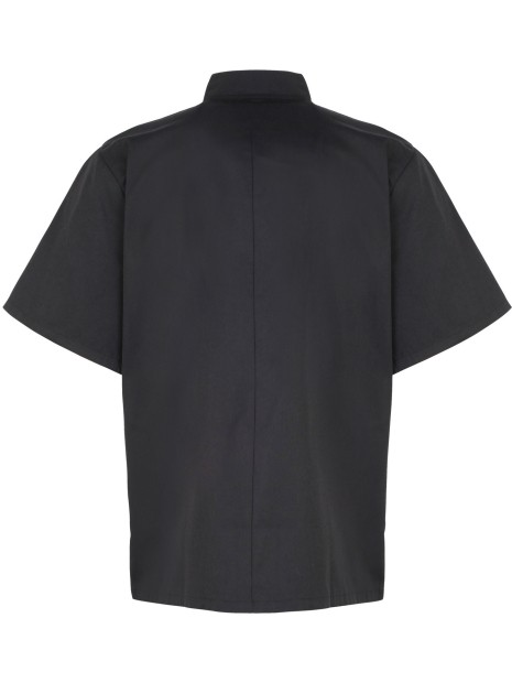 PREMIER Veste de cuisine manches courtes à boutons pression /api/colors/b9fdad4a-5e94-45cb-8c03-c08b349b28c3 personnalisable