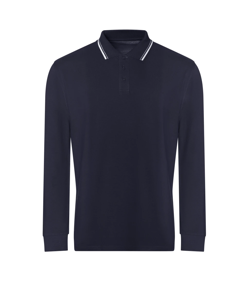 Polos personnalisable AWDIS Long Sleeve Tipped 100 Polo