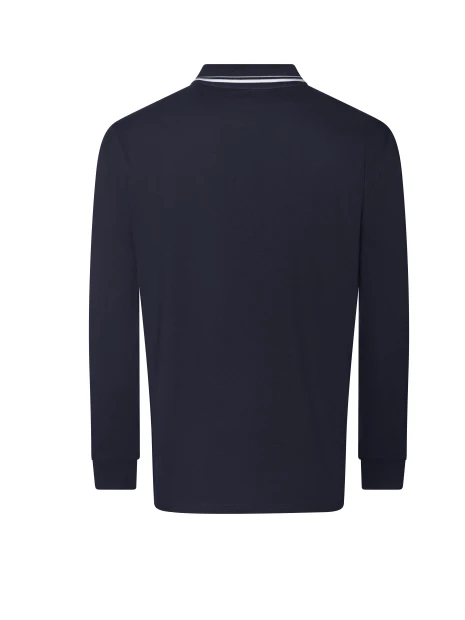 AWDIS Long Sleeve Tipped 100 Polo  personnalisable