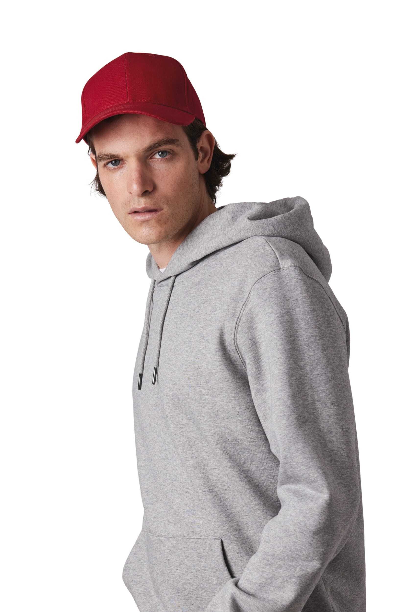 Casquettes personnalisable K-UP Casquette en coton bio - 6 panneaux