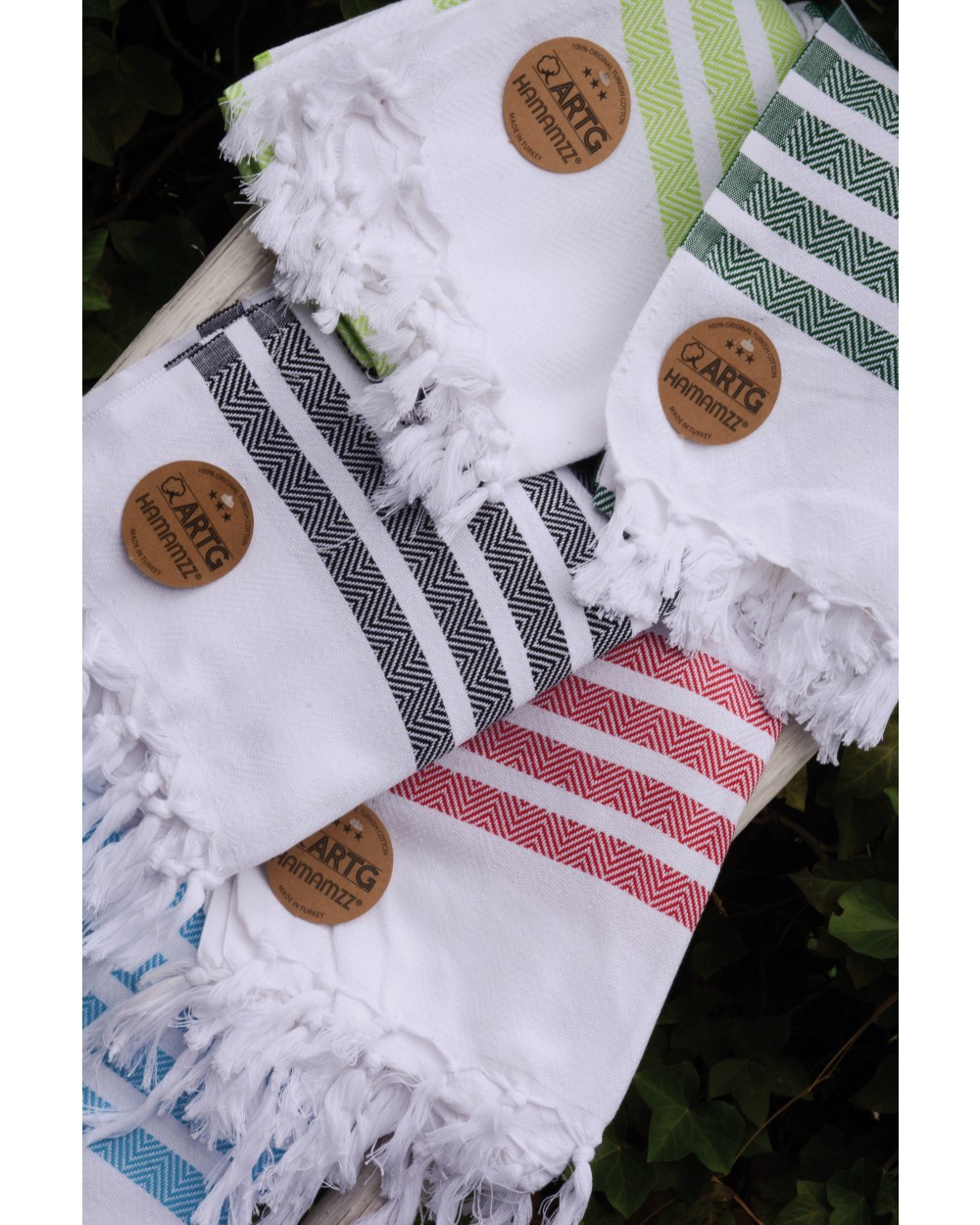 Produits éponges personnalisable A&R Hamamzz® Dalaman Towel