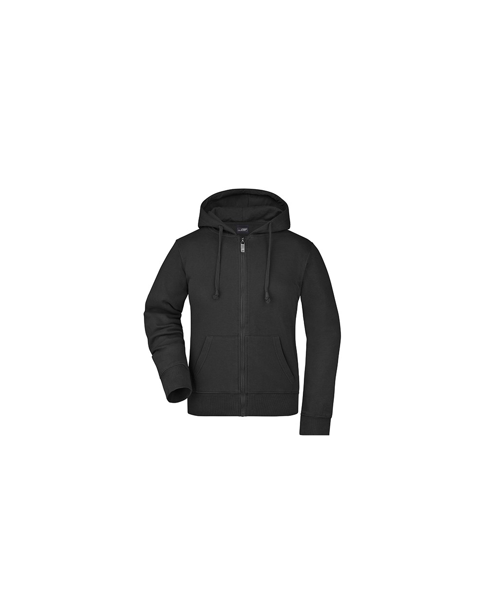 Sweaters & hoodies JAMES & NICHOLSON Ladies` Hooded Jacket voor bedrukking &amp; borduring
