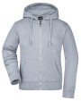 Sweaters & hoodies JAMES & NICHOLSON Ladies` Hooded Jacket voor bedrukking &amp; borduring