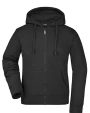 JAMES & NICHOLSON Ladies´ Hooded Jacket Sweatshirts personalisierbar