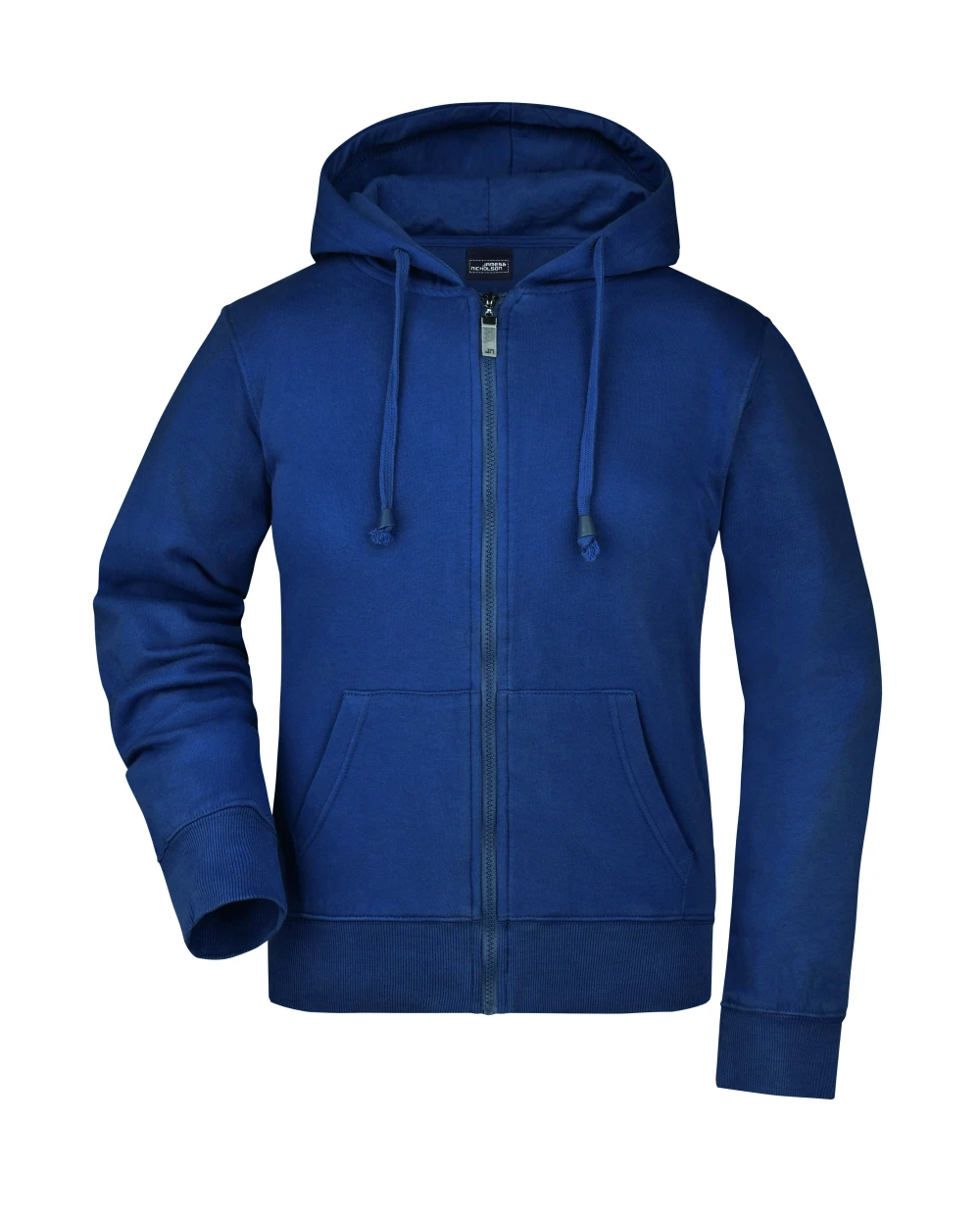 JAMES & NICHOLSON Ladies´ Hooded Jacket Sweatshirts personalisierbar