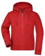 Sweaters & hoodies JAMES & NICHOLSON Ladies` Hooded Jacket voor bedrukking &amp; borduring
