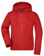 Sweaters & hoodies JAMES & NICHOLSON Ladies` Hooded Jacket voor bedrukking &amp; borduring