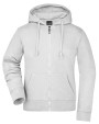 Sweaters & hoodies JAMES & NICHOLSON Ladies` Hooded Jacket voor bedrukking &amp; borduring