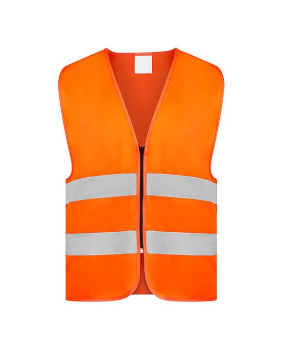 KORNTEX SAFETY VEST WITH ZIPPER "COLOGNE" Warnwesten personalisierbar
