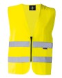KORNTEX SAFETY VEST WITH ZIPPER "COLOGNE" Warnwesten personalisierbar