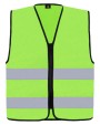 Gilets de sécurité personnalisable KORNTEX SAFETY VEST WITH ZIPPER "COLOGNE"