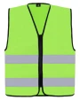 Fluo vestjes KORNTEX SAFETY VEST WITH ZIPPER "COLOGNE" voor bedrukking &amp; borduring