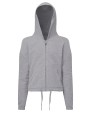 Sweaters & hoodies TRIDRI Kids Recycled Cropped Oversize Full-Zip Hoodie voor bedrukking &amp; borduring