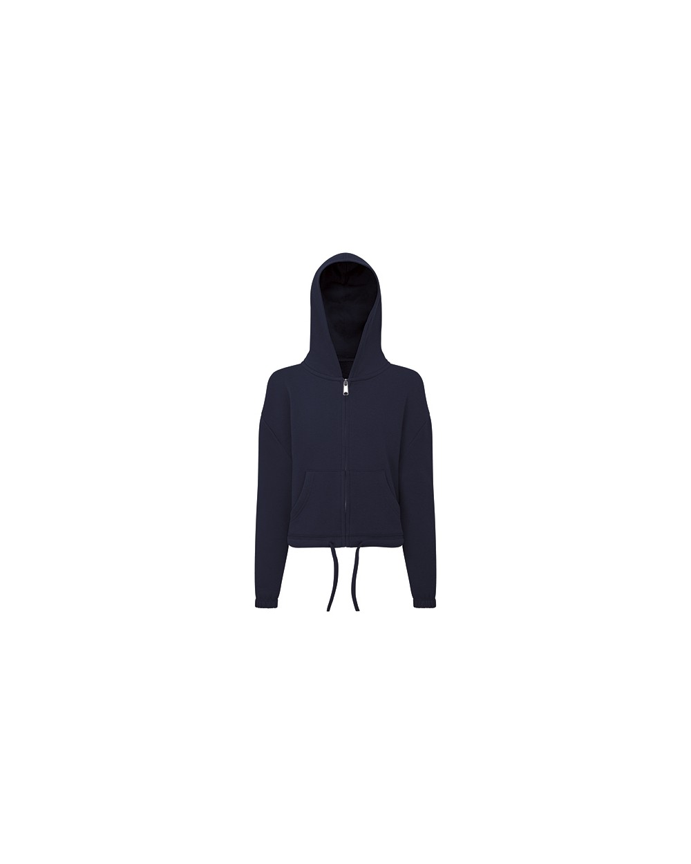Sweat-shirts personnalisable TRIDRI Kids Recycled Cropped Oversize Full-Zip Hoodie