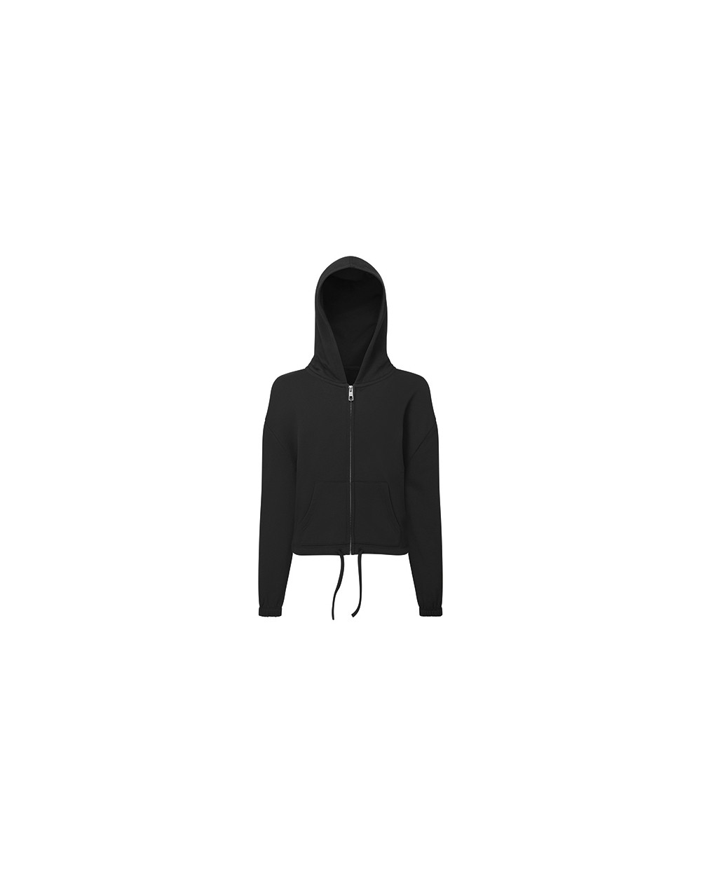 Sweaters & hoodies TRIDRI Kids Recycled Cropped Oversize Full-Zip Hoodie voor bedrukking &amp; borduring