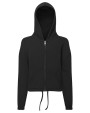 TRIDRI Kids Recycled Cropped Oversize Full-Zip Hoodie Sweatshirts personalisierbar