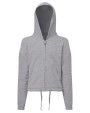 Sweaters & hoodies TRIDRI Kids Recycled Cropped Oversize Full-Zip Hoodie voor bedrukking &amp; borduring