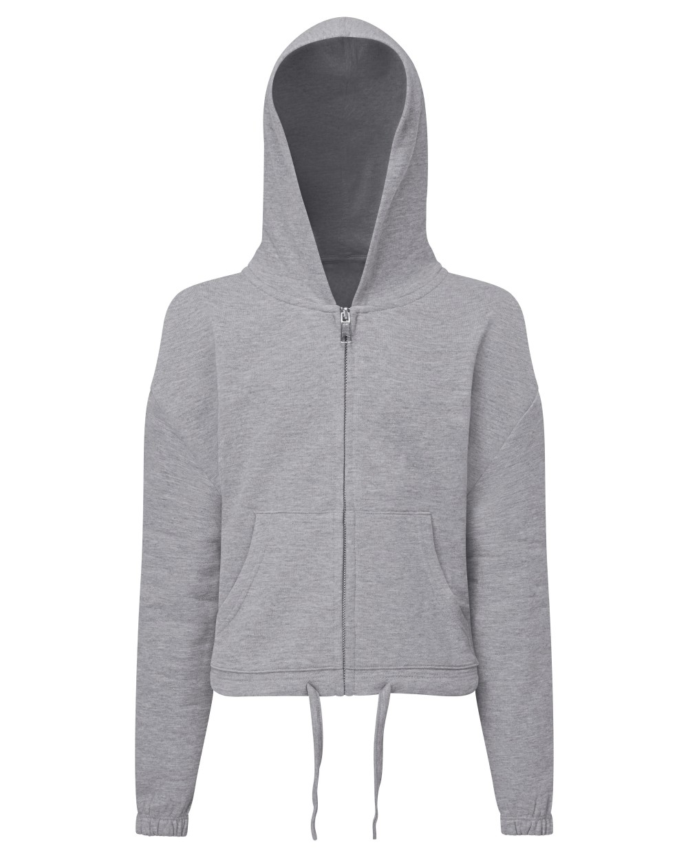 Sweat-shirts personnalisable TRIDRI Kids Recycled Cropped Oversize Full-Zip Hoodie