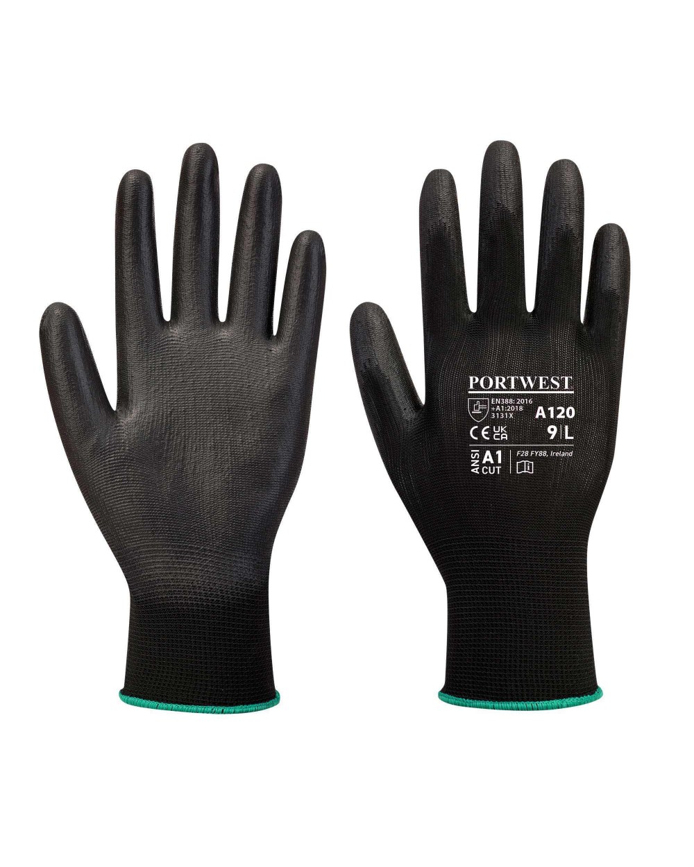 PORTWEST PU palm glove (A120) Mützen personalisierbar
