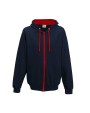 Sweaters & hoodies AWDIS VARSITY ZOODIE voor bedrukking &amp; borduring