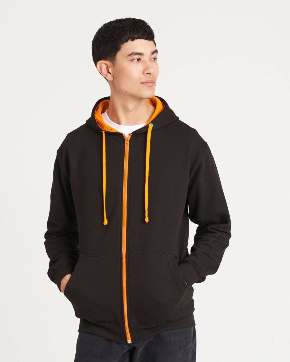 Sweaters & hoodies AWDIS VARSITY ZOODIE voor bedrukking &amp; borduring