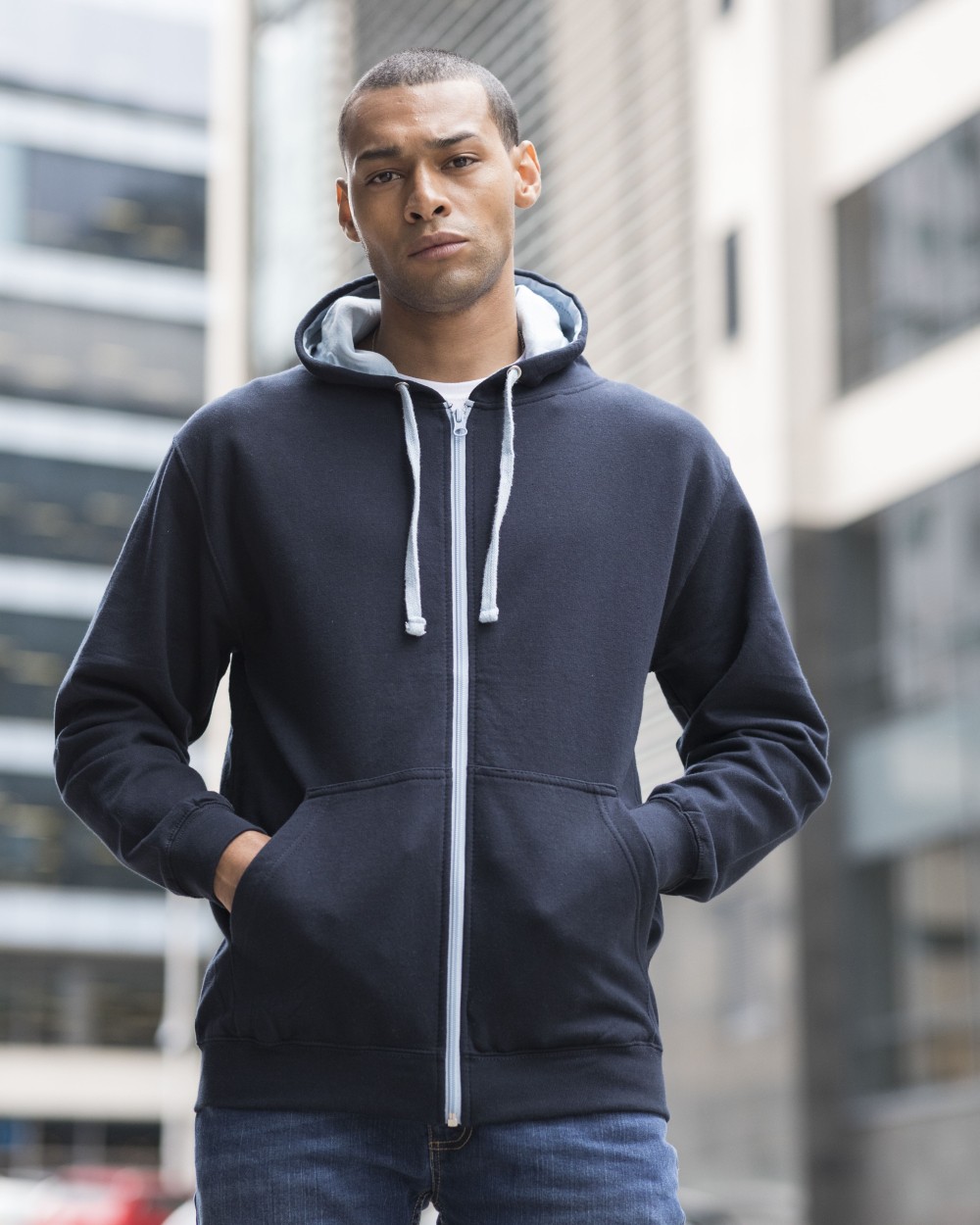 Sweat-shirts personnalisable AWDIS VARSITY ZOODIE