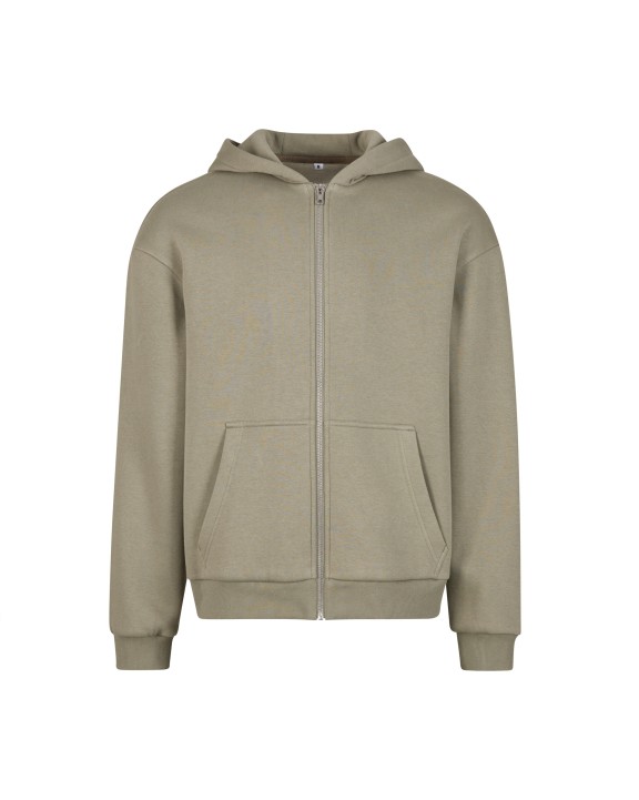 BUILD YOUR BRAND FLUFFY ZIP HOODY Sweatshirts personalisierbar