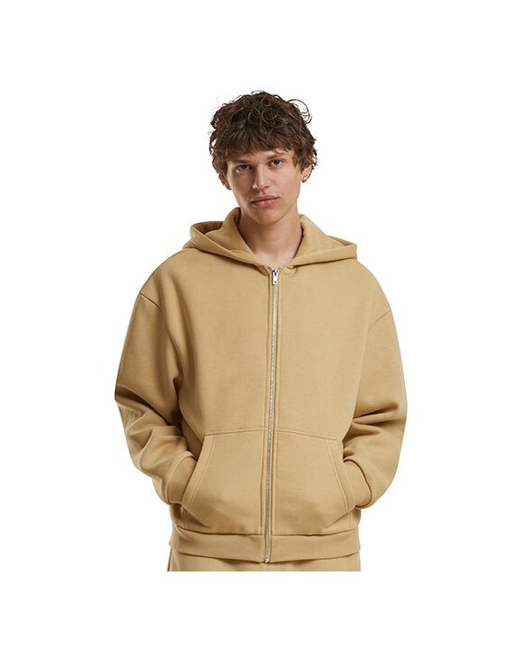BUILD YOUR BRAND FLUFFY ZIP HOODY Sweatshirts personalisierbar