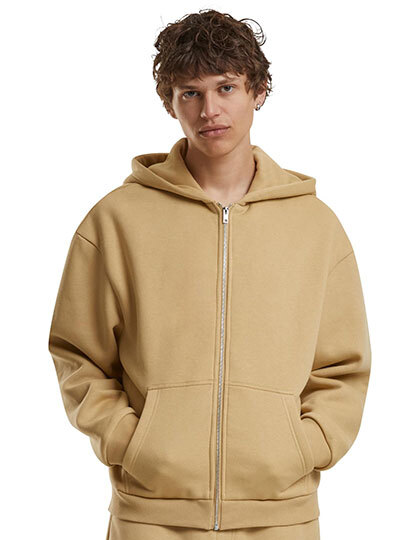 Sweat-shirts personnalisable BUILD YOUR BRAND FLUFFY ZIP HOODY