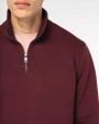 Sweaters & hoodies NATIVE SPIRIT Ecologische herensweater met opstaande ritskraag voor bedrukking &amp; borduring