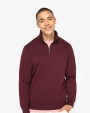 NATIVE SPIRIT Umweltfreundliches Sweatshirt mit Stehkragen und Reißverschluss für Herren Sweatshirts personalisierbar