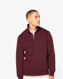 NATIVE SPIRIT Umweltfreundliches Sweatshirt mit Stehkragen und Reißverschluss für Herren Sweatshirts personalisierbar