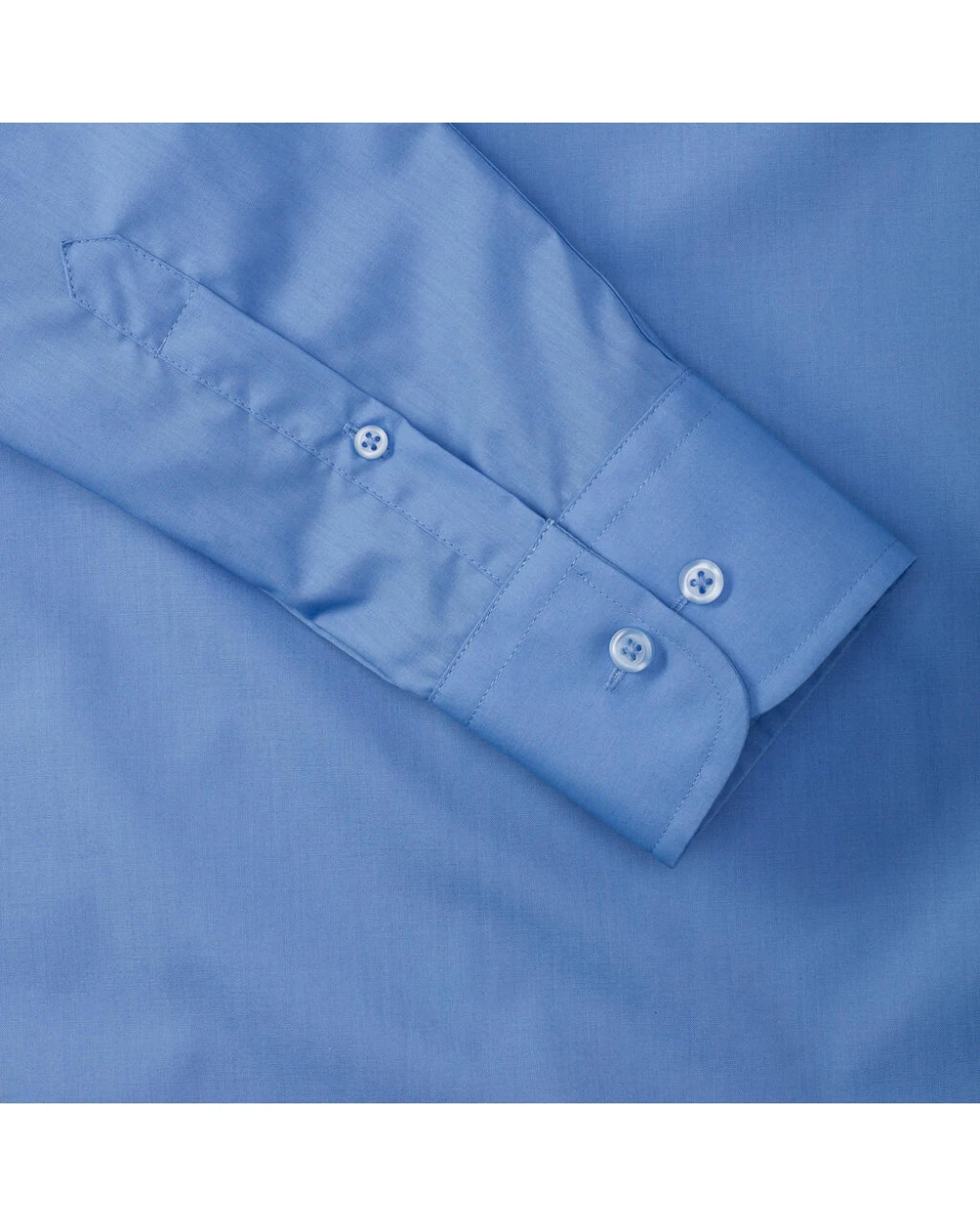 Hemden RUSSELL Tailored Poplin Shirt LS voor bedrukking &amp; borduring