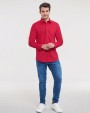 Chemises personnalisable RUSSELL Tailored Poplin Shirt LS