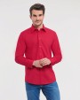 RUSSELL Tailored Poplin Shirt LS Hemden personalisierbar