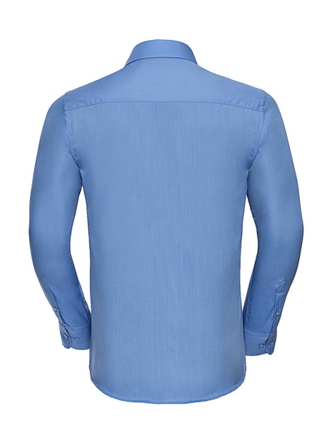 RUSSELL Tailored Poplin Shirt LS /api/colors/57fb13c0-ca1a-4193-b74d-f389fb93dfcd personnalisable