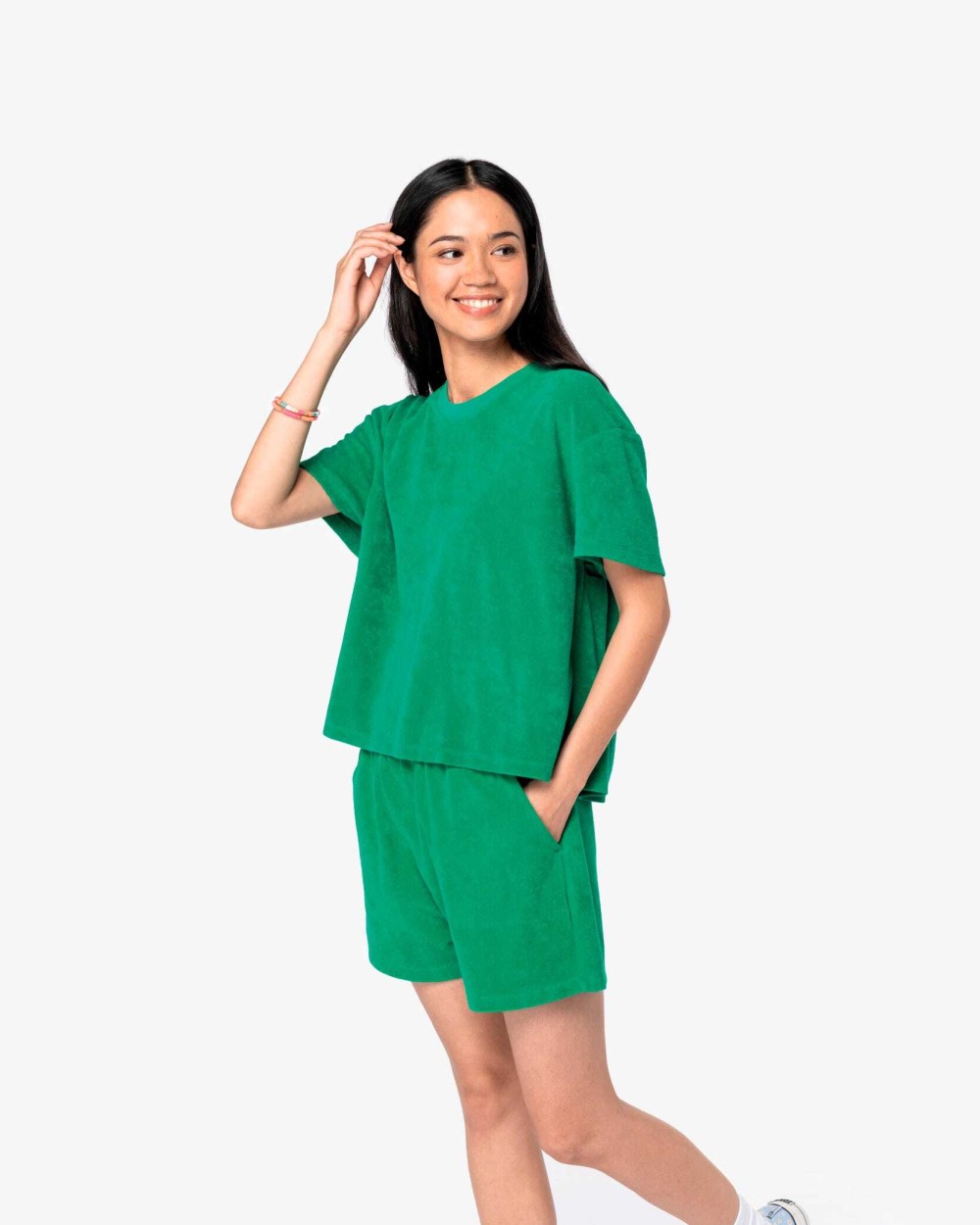 Bermudas & Shorts personnalisable NATIVE SPIRIT Short écoresponsable en éponge femme